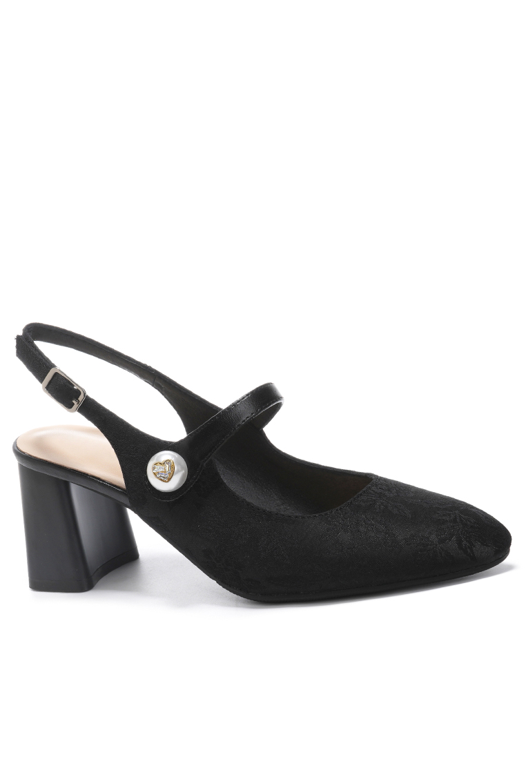 Twenty Eight Shoes 6CM Cotton Print Slingback High Heel BY664-39