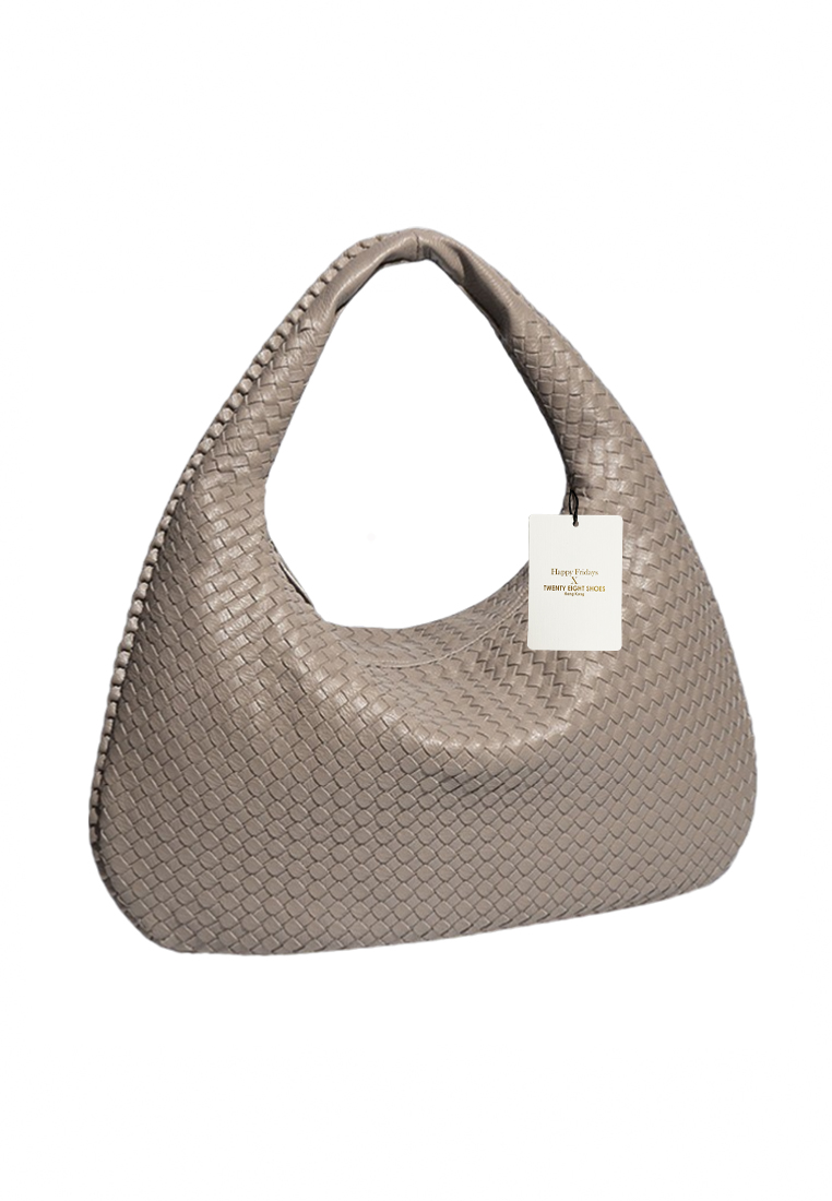 Twenty Eight Shoes Faux Leather Woven Hobo Bag CX626