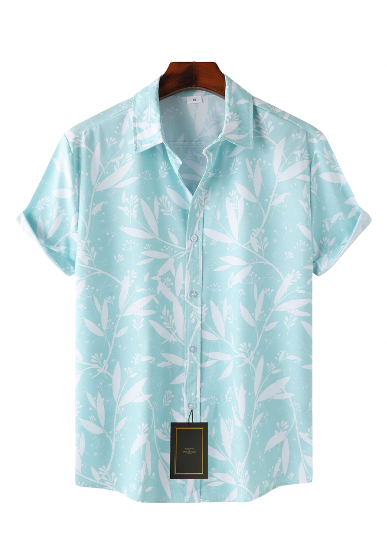 Twenty Eight Shoes Hawaiian Print Short Sleeve Shirt YL-C310