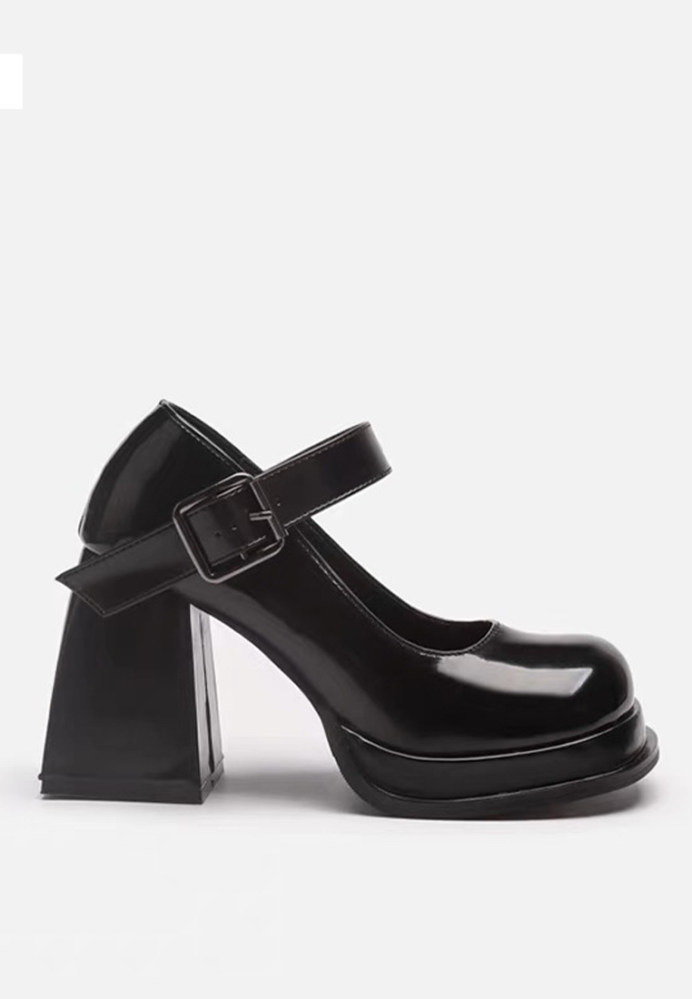 Twenty Eight Shoes 9CM Round Toe Leather Mary Jane Shoes MZ3560