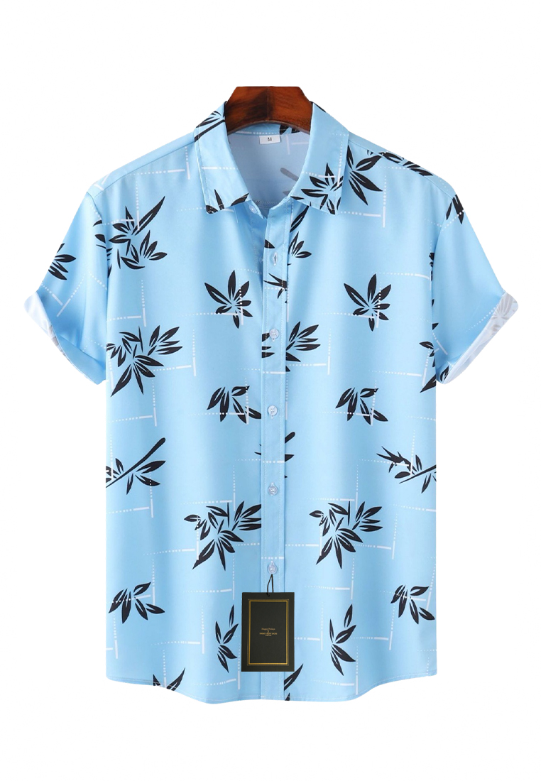 Twenty Eight Shoes Hawaiian Print Short Sleeve Shirt YL-C320