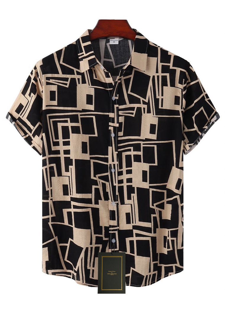 Twenty Eight Shoes Printed Short-Sleeved Shirt YL-C23