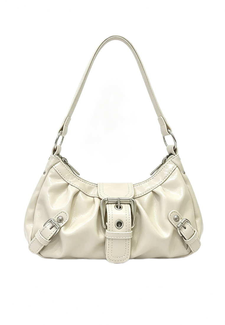 Twenty Eight Shoes Faux Leather Y2K Ruched Shoulder Bag DP778