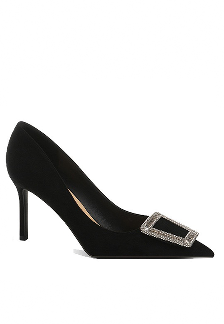 Twenty Eight Shoes 6CM Rhinestone Buckle Suede Wedding Heels PX708-77