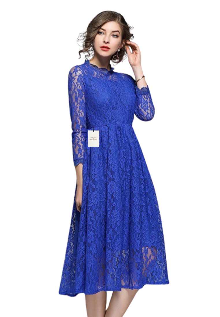 Twenty Eight Shoes Elegant Lace Slim Cut Dress ZHY-405-609