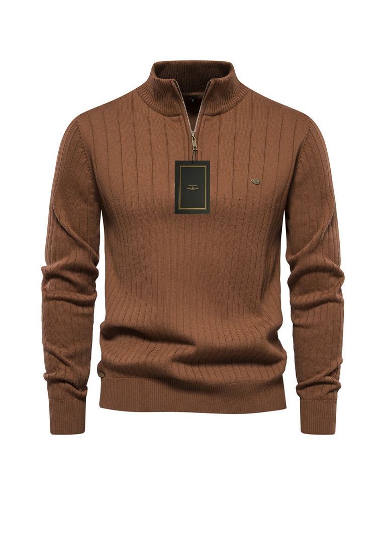 Twenty Eight Shoes Solid Color Stand Collar Sweater AX-Y830