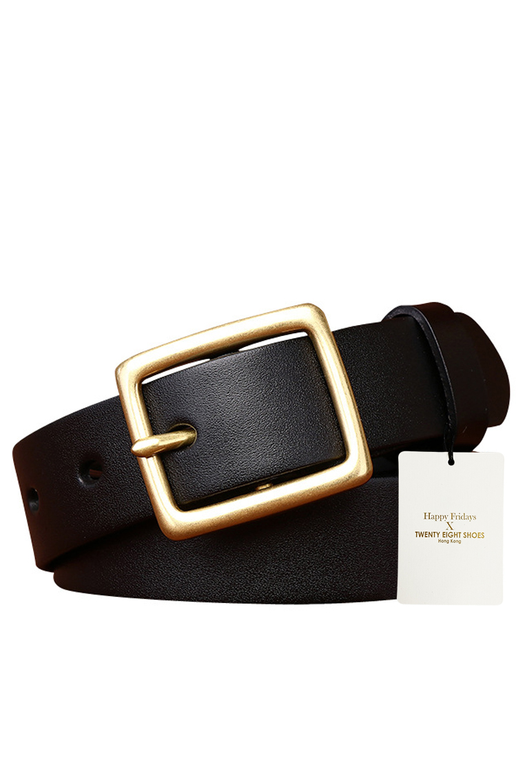 Twenty Eight Shoes Glossy Grain Leather Belt CP151