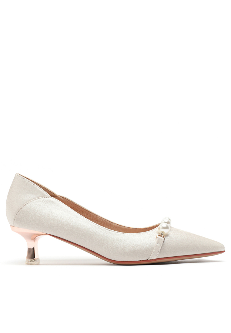 Twenty Eight Shoes 5CM Pearl Chain Synthetic Leather Pumps 2046-9