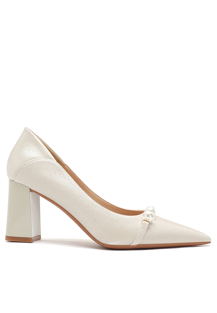 Twenty Eight Shoes 8CM Pointy Pearl Chain Pumps 873-9