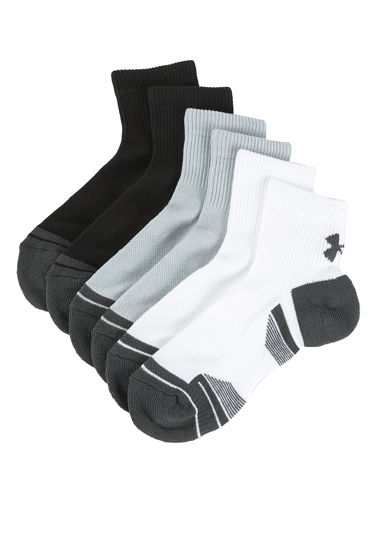 Under Armour - 3 Packs Performance Tech Quarter Socks (Unisex)