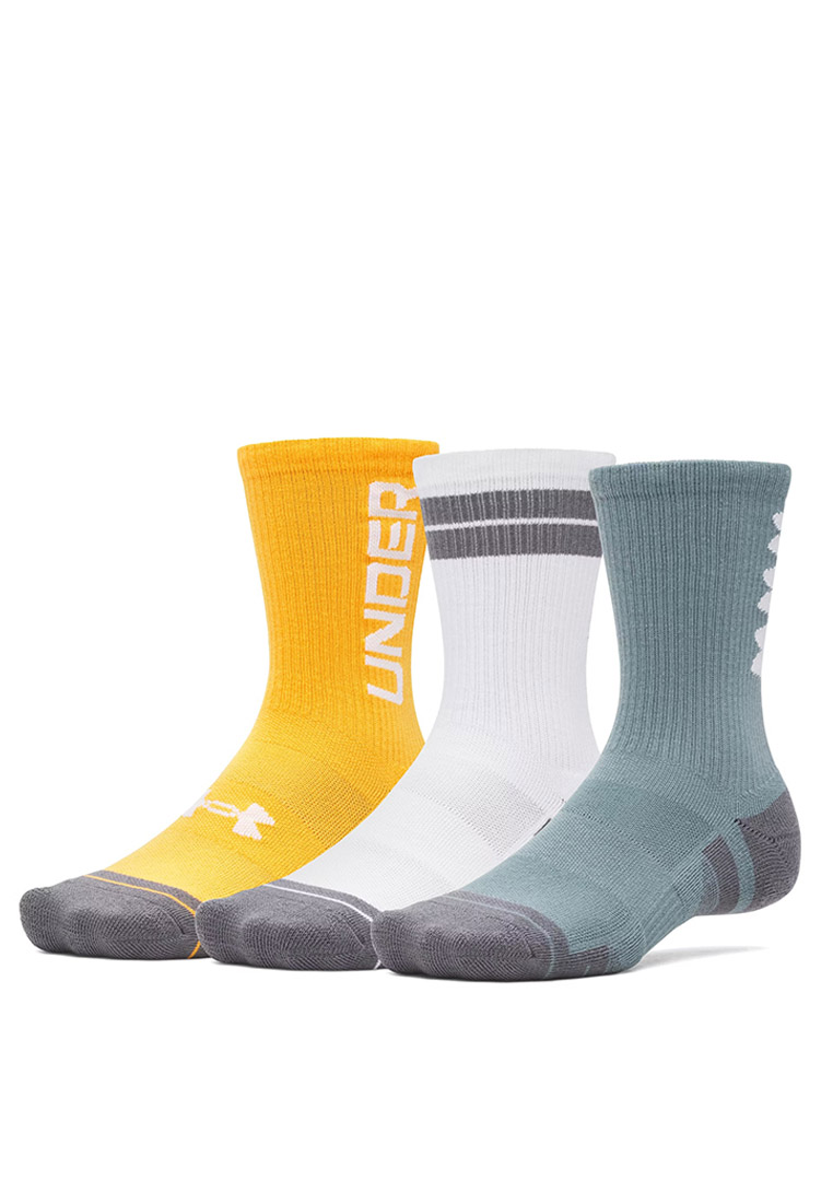 Under Armour - 3 Packs Perf Tech Nov Crew Socks (Unisex)