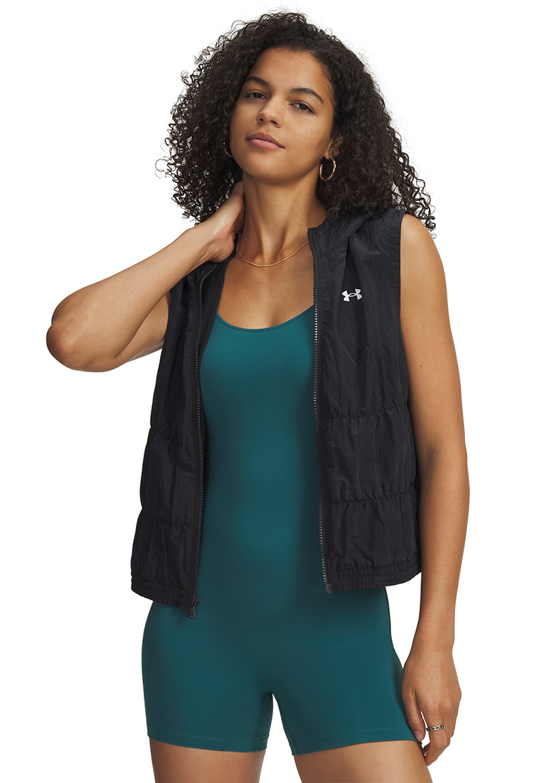 Under Armour Rival Woven Ruched Women's Vest