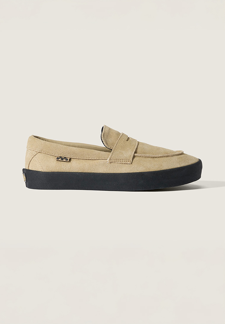 VANS Vans Skate Loafer Shoes - Beige & Black