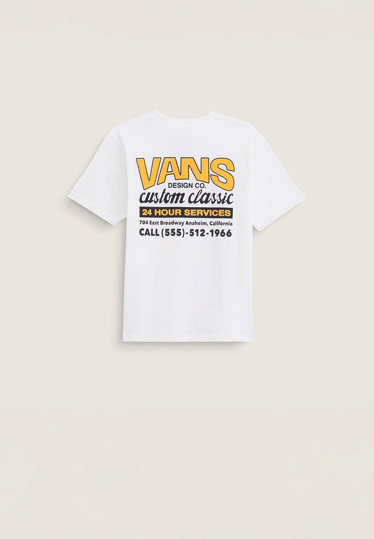 VANS VN000R02WHT1 SHOP FRONT SS, SIZE XL
