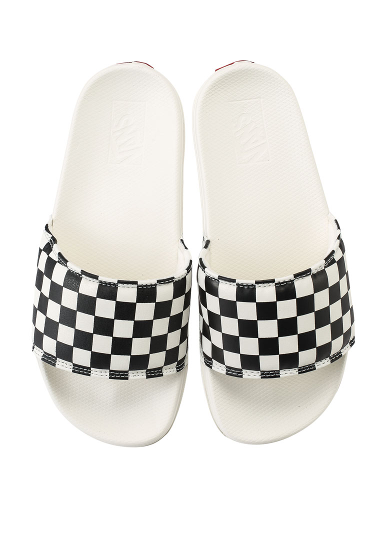 vans sandals checkered