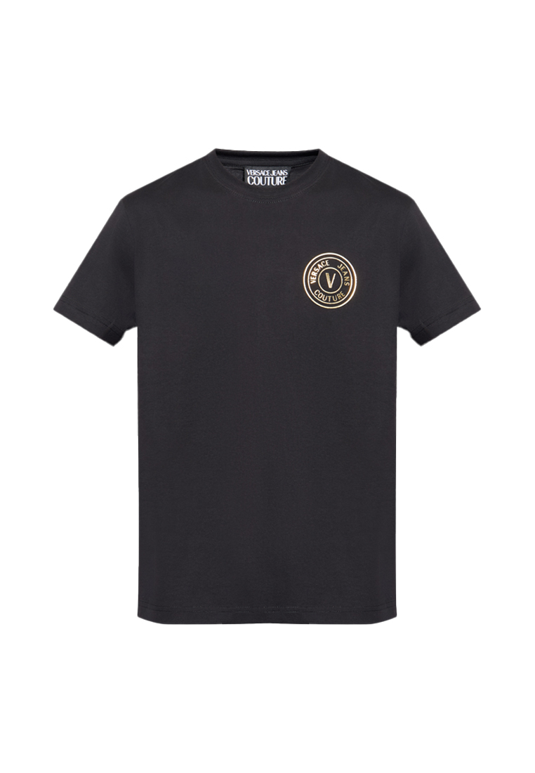 Versace Jeans Couture Men's T-shirt in Black 79GAHT00 CJ00T G89