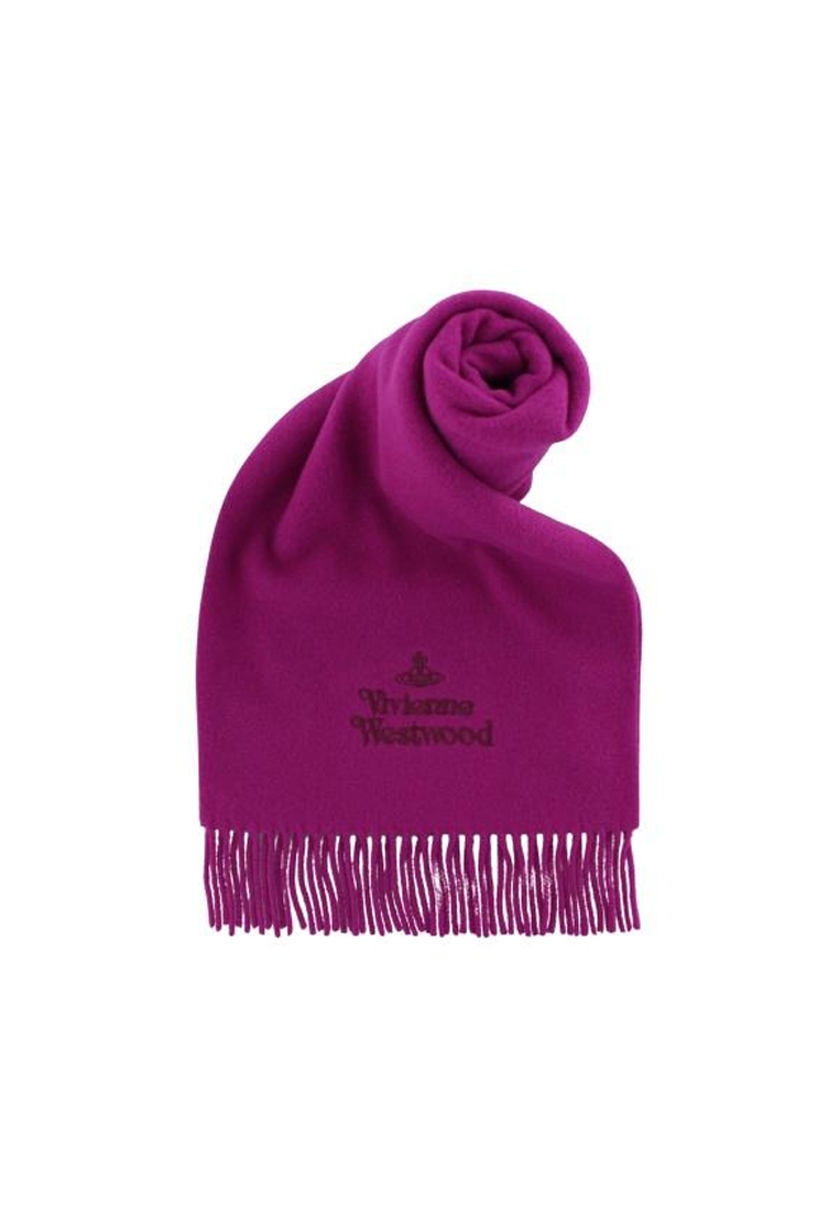 Vivienne Westwood Unisex Scarf in Purple Red 81030007 W00Q7
