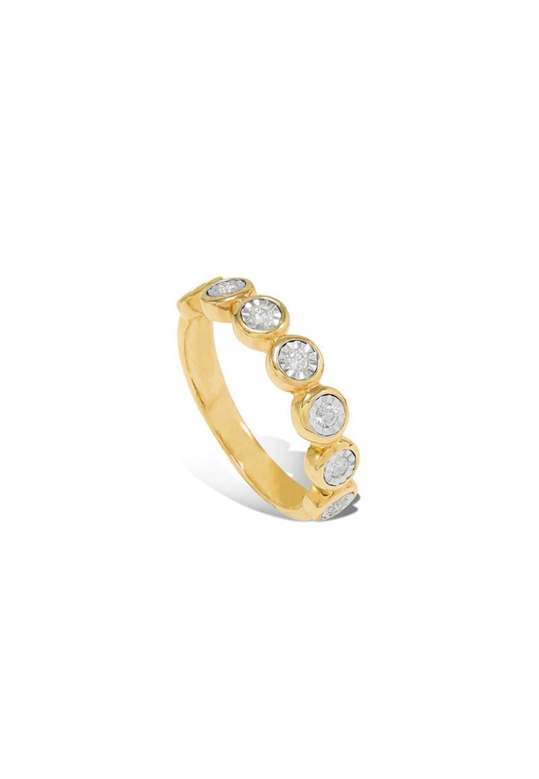 Wah Chan White Gold & Yellow Gold Diamond Ring