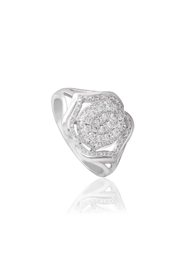 Wah Chan White Gold Diamond Ring