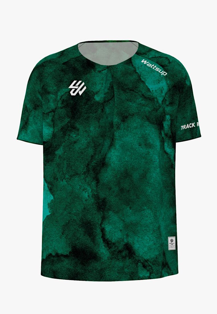 Wattsup T2 Unisex Racing Green Track Running T-shirt