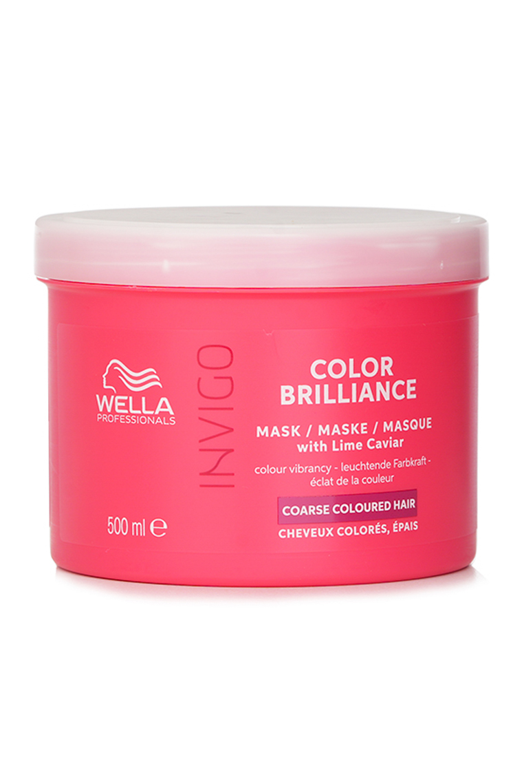 Wella WELLA - Invigo Color Brilliance Mask With Lime Caviar Coarse Colored Hair 500ml