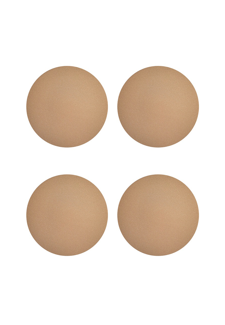 YSoCool 2 Pairs Adhesive Invisible Reusable Fabric Nipple Covers