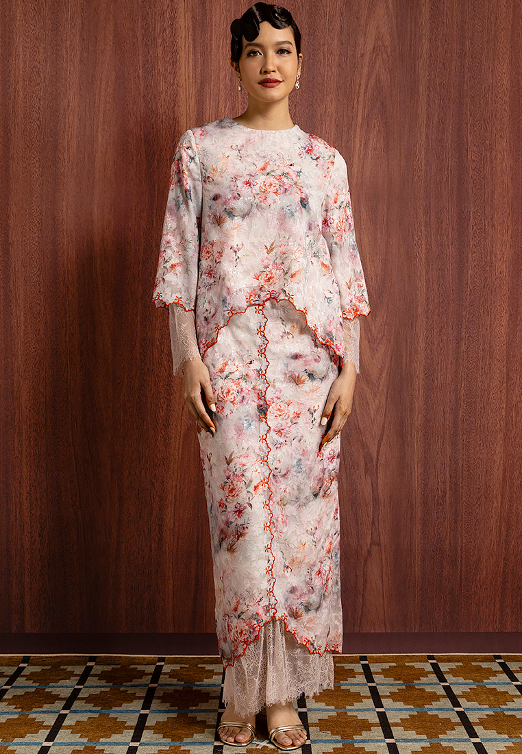 Zalia LUNA EMBROIDERY KURUNG KEDAH SET