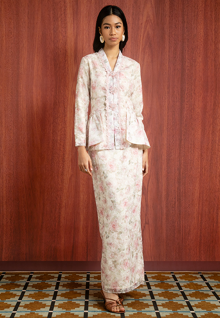 Zalia RUBY PEPLUM KEBAYA SET
