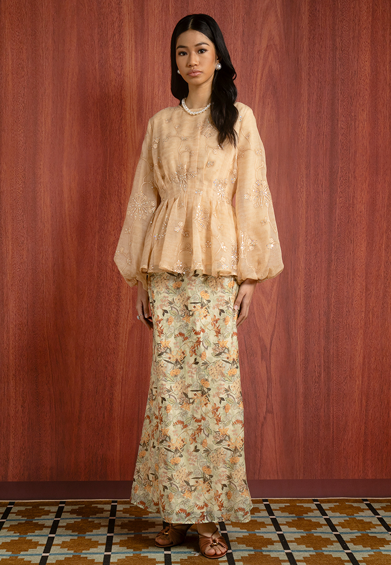 Zalia ELLIE KURUNG PEPLUM SET