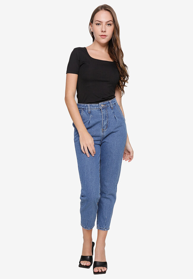 zalora boyfriend jeans